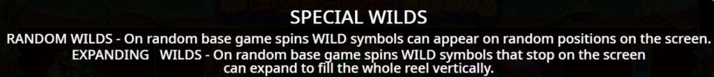 Special Wilds