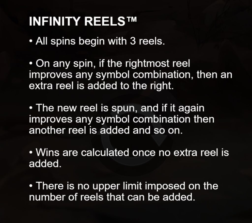 Infinity Reels Feature