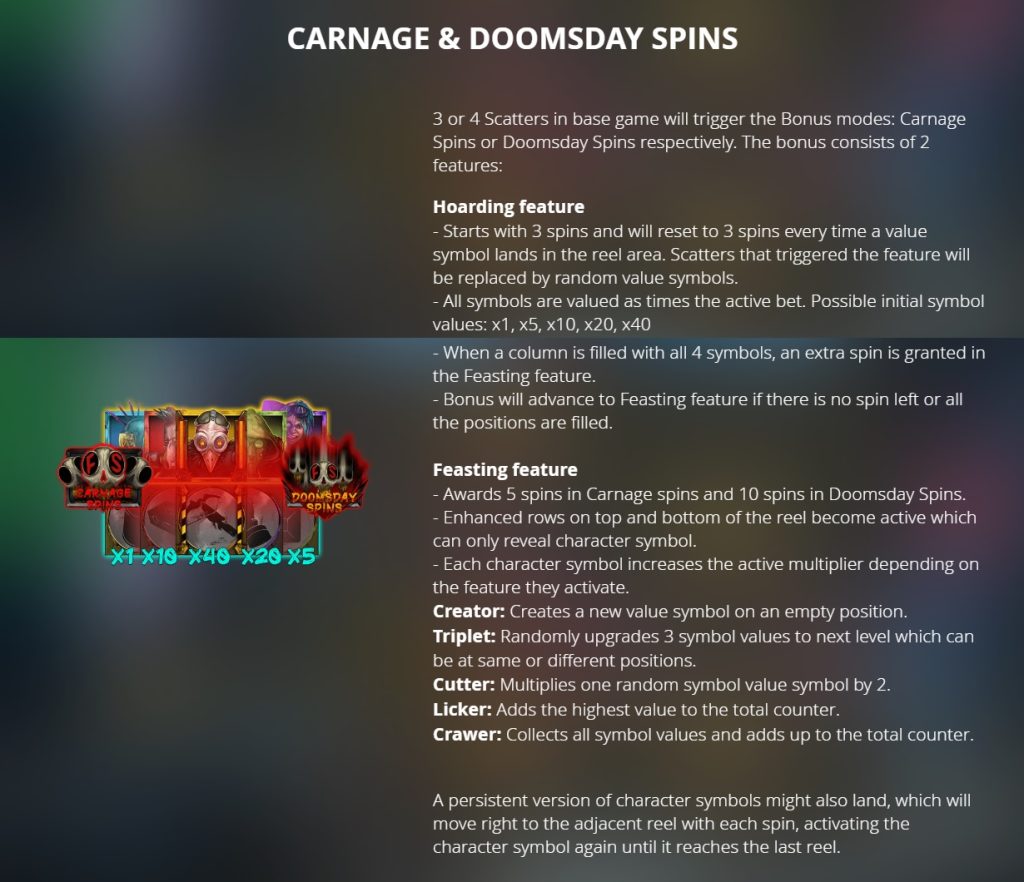 Carnage & Doomsday Spins