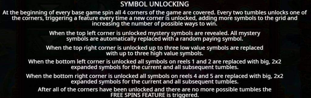 Symbol Unlocking