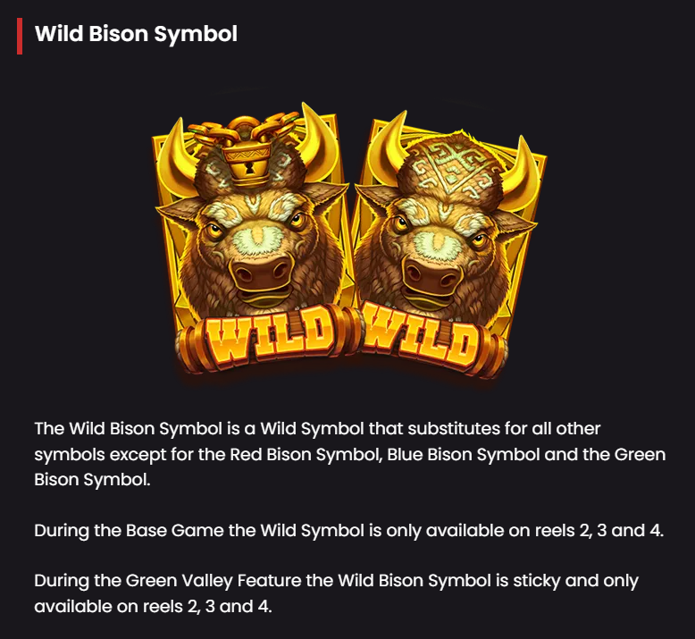 Wild Bison Symbol