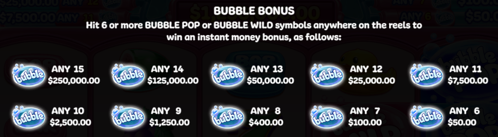 Bubble Bonus