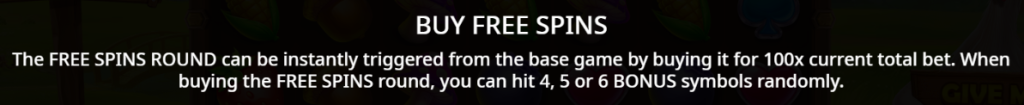 Buy Free Spins