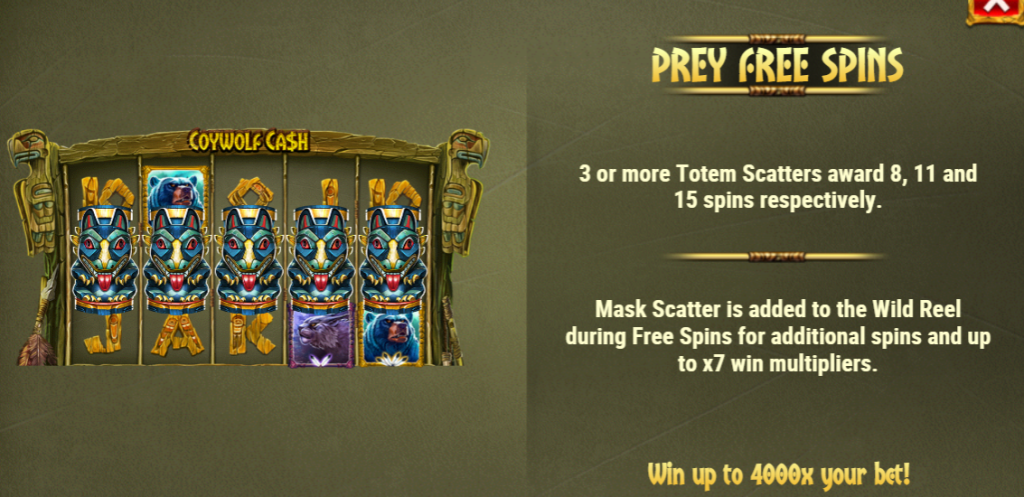 Prey Free Spins