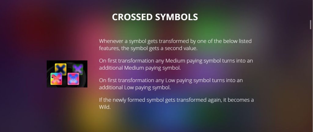 Crossed Symbols Feature