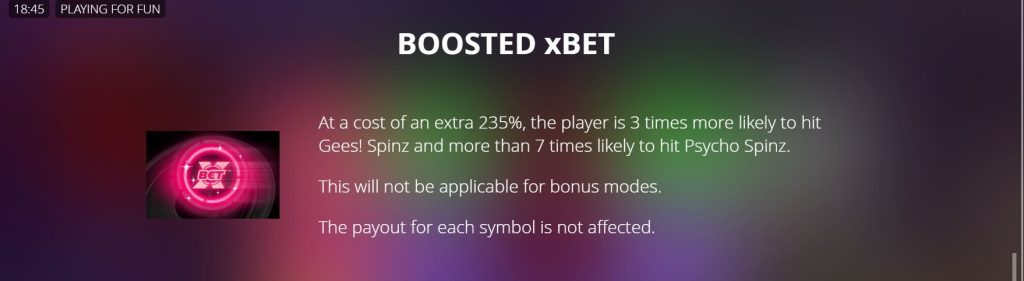 Boosted xBet Feature