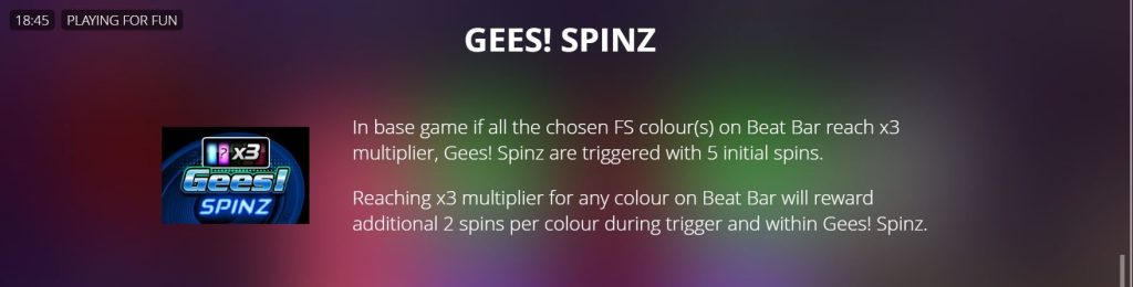 Gess! Spinz Feature