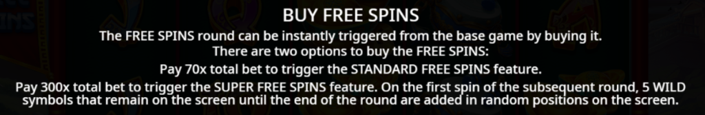 Buy Free Spins