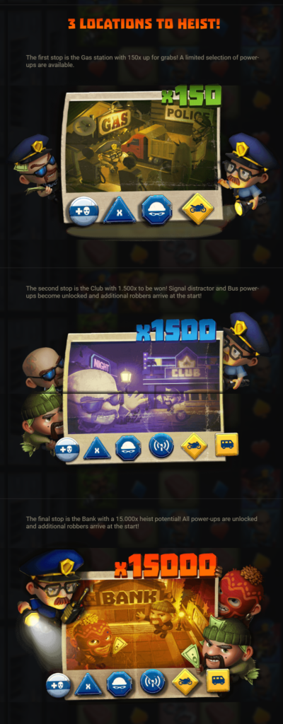 3 Locations to Heist!