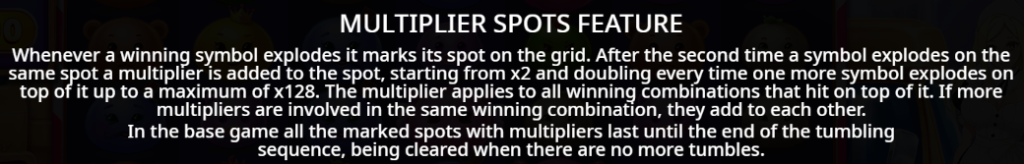 Multiplier Spots Feature