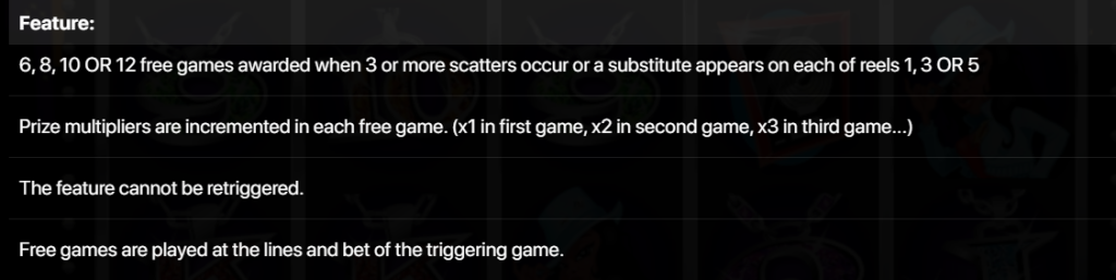 Pre-game features
