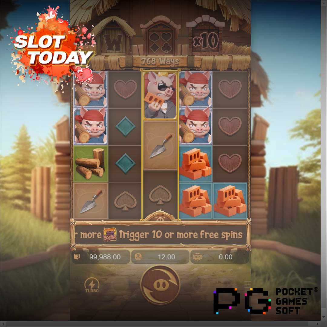 [슬롯무료체험] 쓰리 크레이지 피기스(Three Crazy Piggies) – PG소프트 [PG Soft]