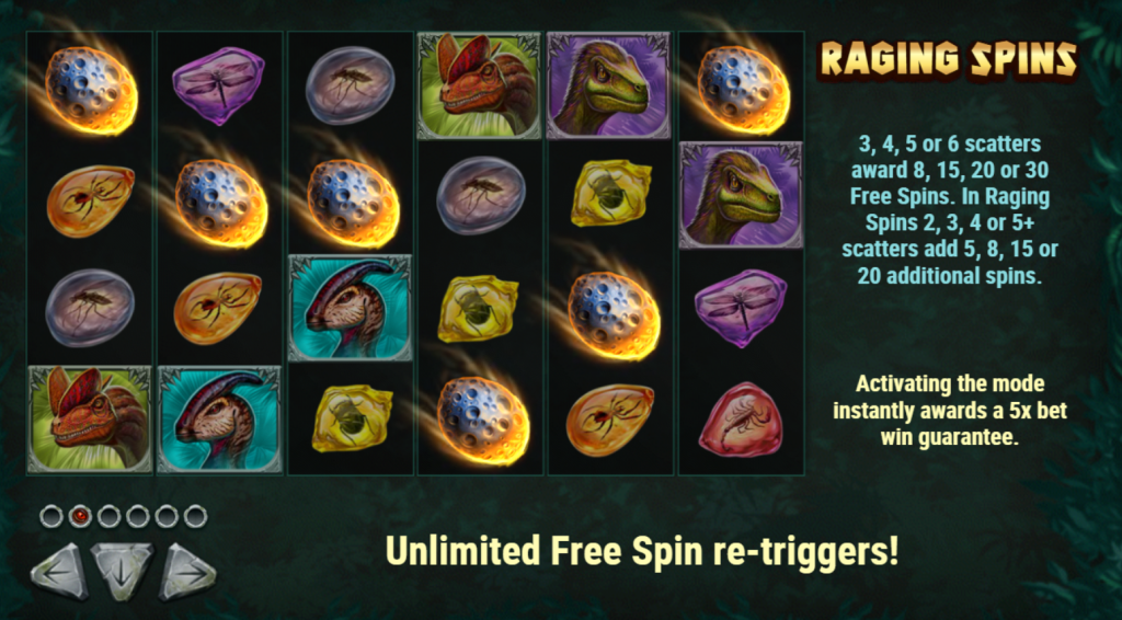 Unlimited Free Spins Re-Trigger