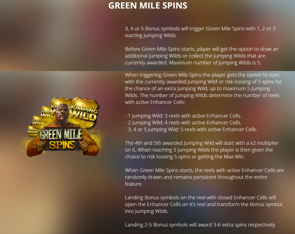 Green Mile Spins