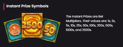 Instant Prize Symbols
