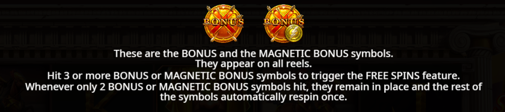 Bonus and Magnetic Bonus Symbols