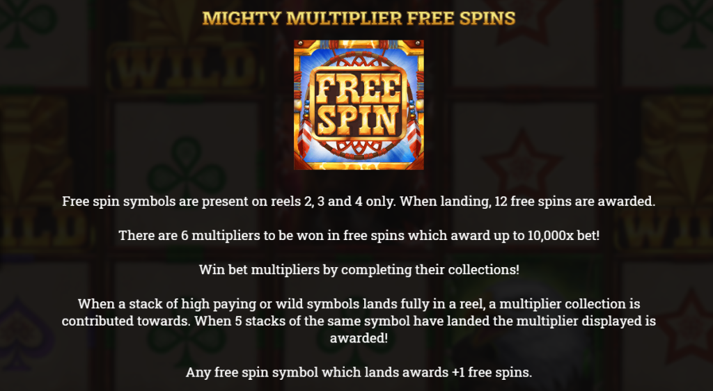 Mighty Multiplier Free Spins