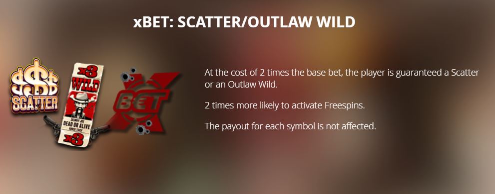 xBET: Scatter/Outlaw Wild