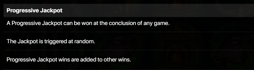 Progressive Jackpot