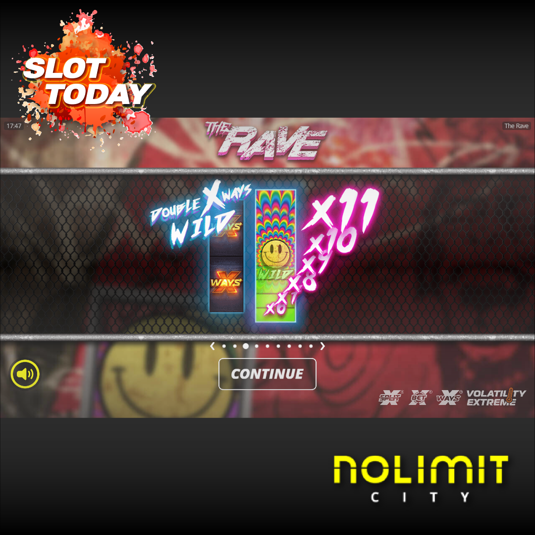 노리밋시티 [Nolimit City] – 더 레이브(The Rave) 무료 슬롯게임