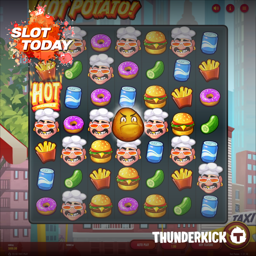 [슬롯무료체험] 핫 포테이토(Hot Potato) – 선더킥 [Thunderkick]