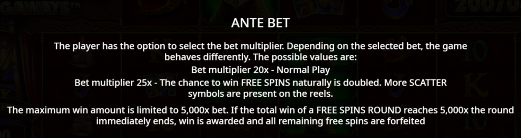 Ante Bet