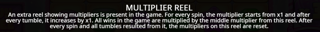 Multiplier Reel Feature
