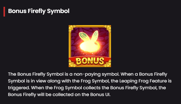 Bonus Firefly Symbol
