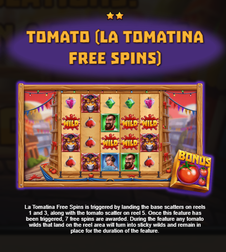 La Tomatina Free Spins