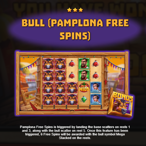 Pamplona Free Spins
