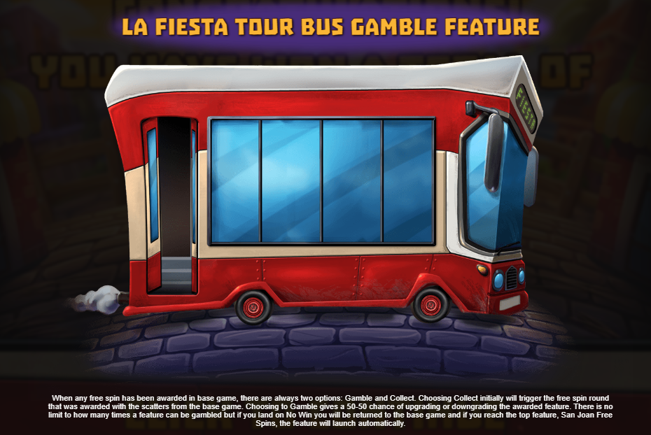 La Fiesta Tour Bus Gamble Feature
