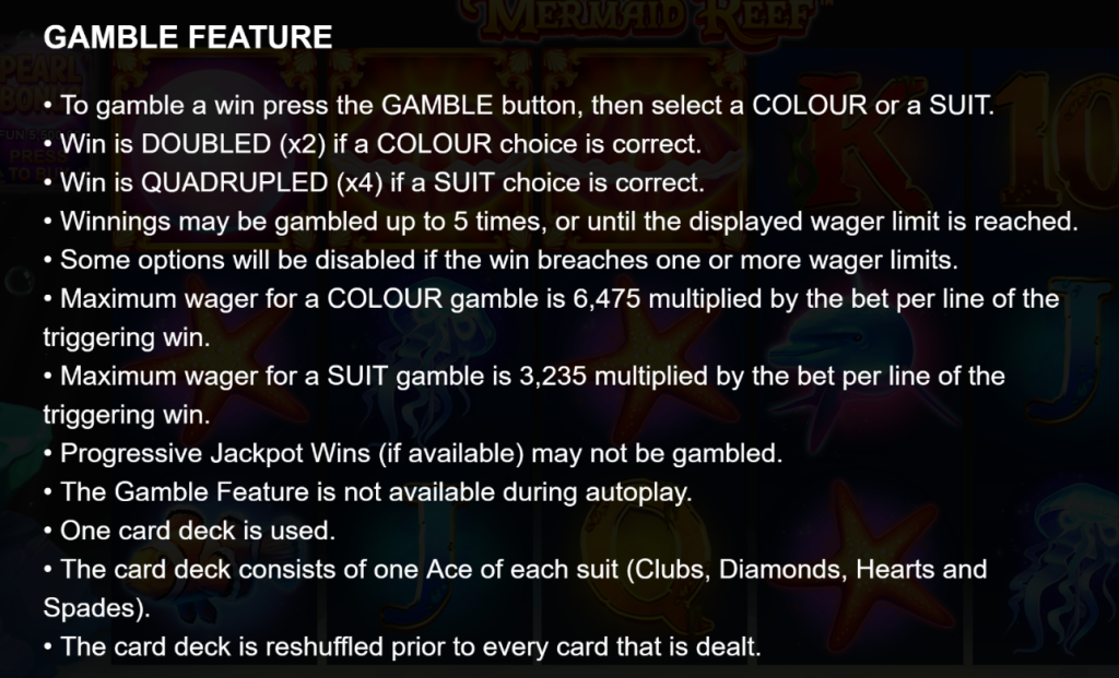 Gamble Feature