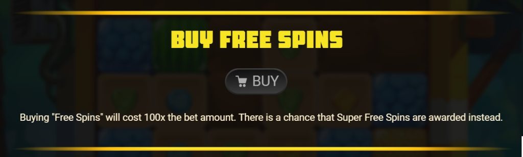 Buy Free Spins Feature