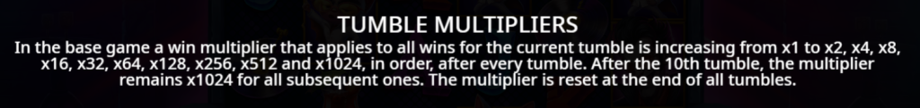 Tumble Multipliers