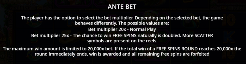 Ante Bet