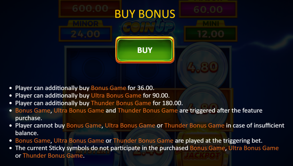 Buy Bonus