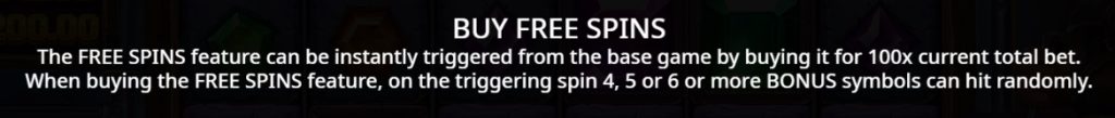 Buy Free Spins
