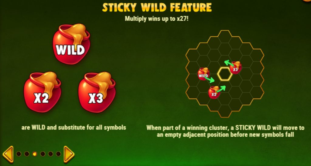 Sticky Wild Feature
