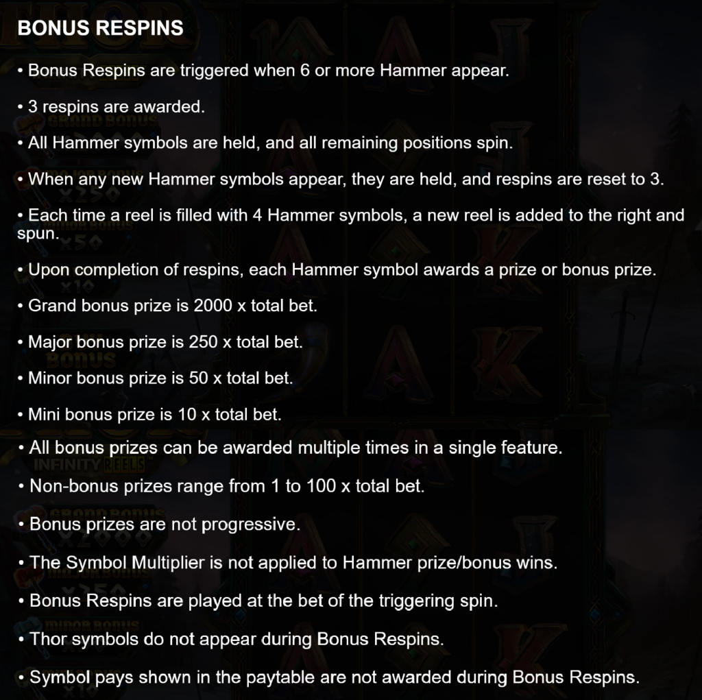 Bonus Respins
