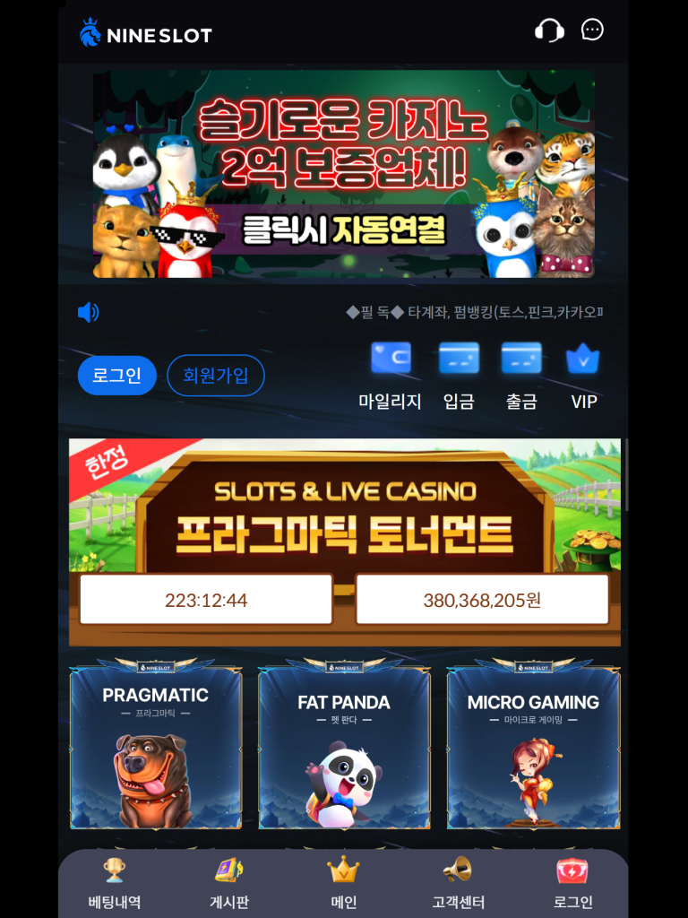 나인슬롯 홈페이지 이미지
